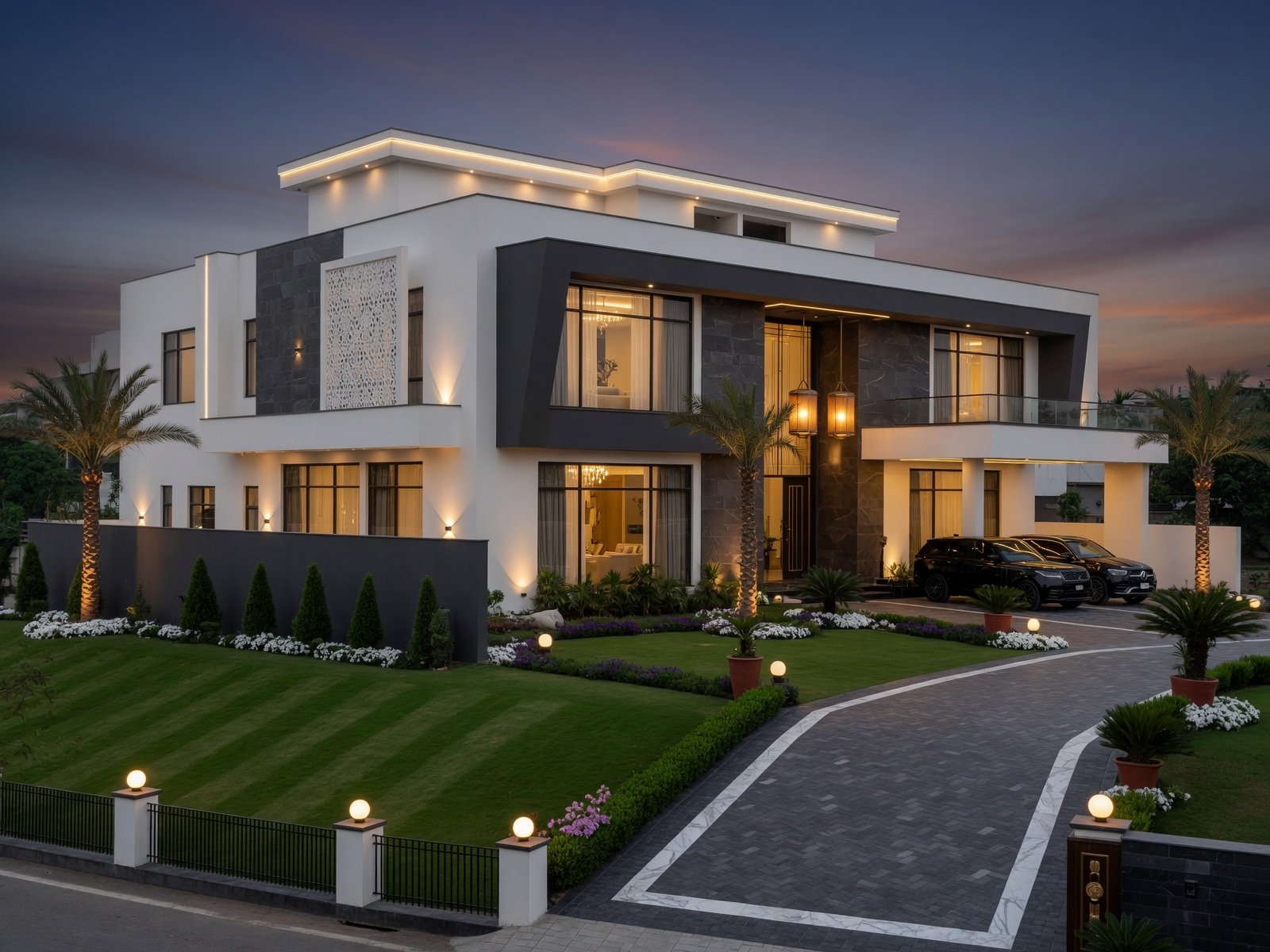 Luxury house exterior featured on Estate WX